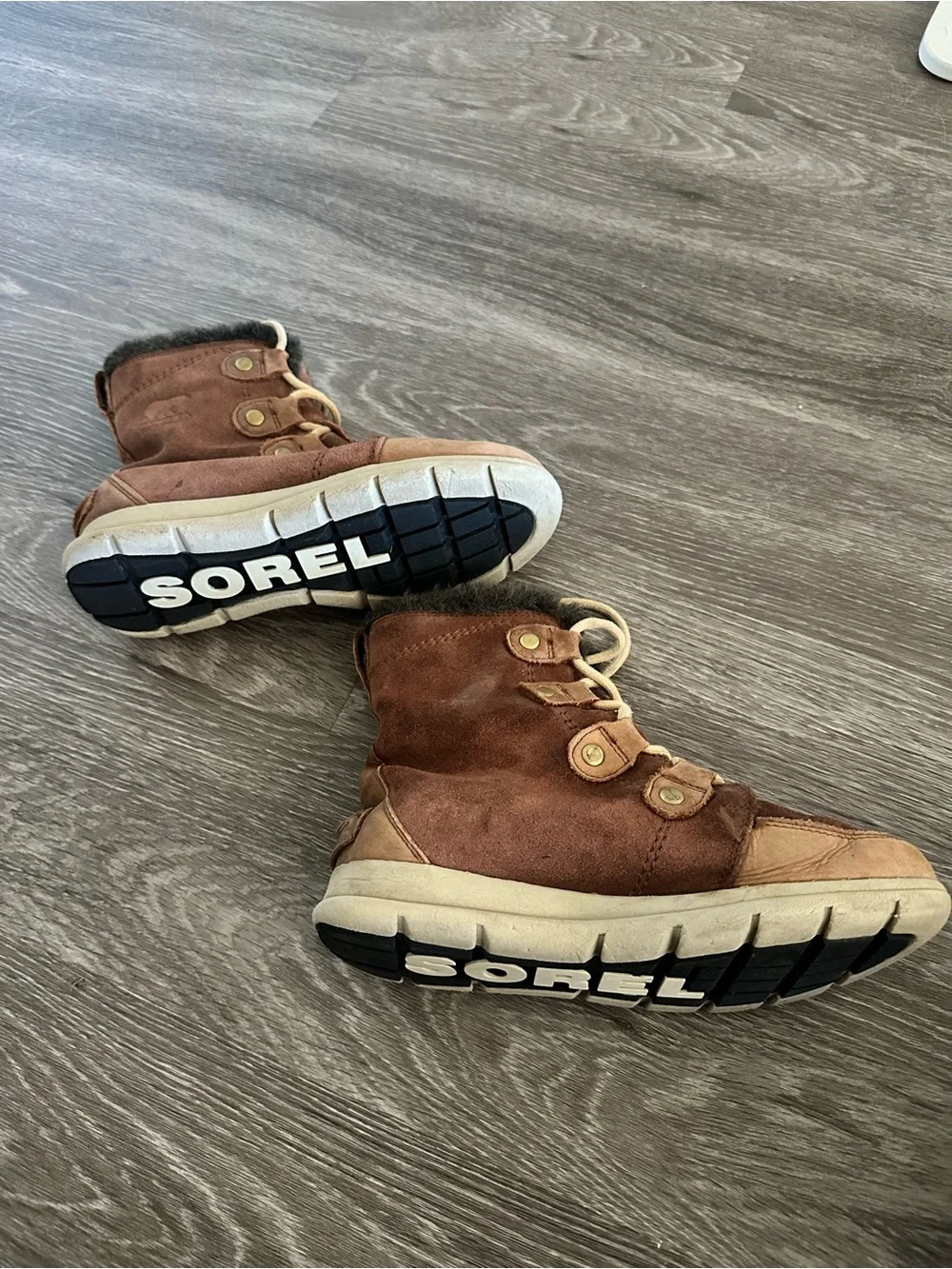 Women's Sorel Winter Boots, size 7, brown